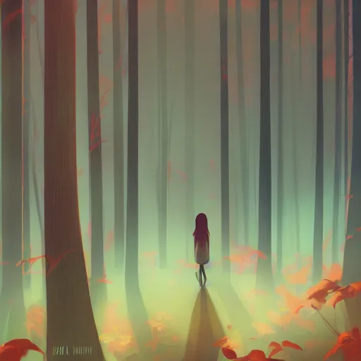 Prompt: forest in the morning light by Lois Van Baarle