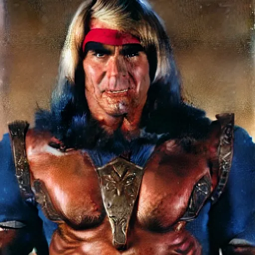 Image similar to HeMan 80 years old