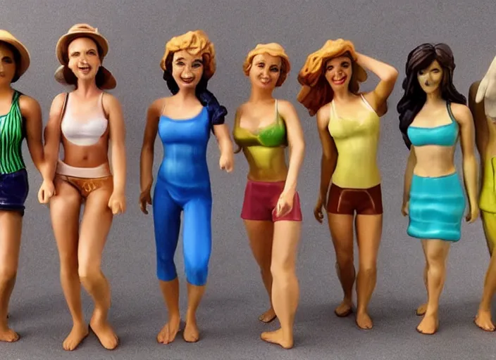 Image similar to Image on the store website, eBay, Full body, highly detailed 80mm resin figure of People dressed in vacation attire