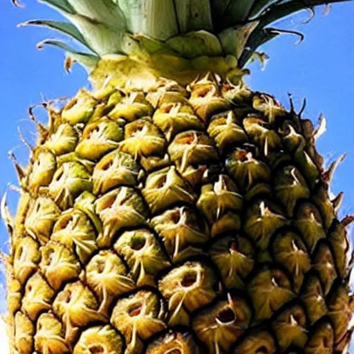 Image similar to dwayne the rock johnson as a pineapple, mixed with a pineapple, looks like a pineapple, pineapple