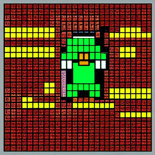 Image similar to pixelated dungeon adventure hero on clear background, 1 2 8 bit, 1 0 0 0 x 1 0 0 0 pixel art, 4 k, super detailed, nintendo game, pixelart, high quality, no blur, sharp geometrical squares, concept pixelart