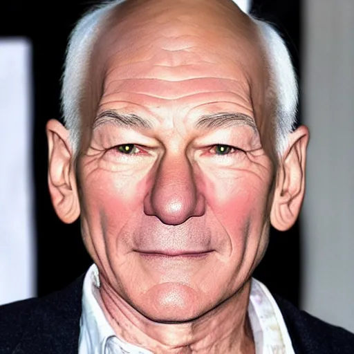 Image similar to patrick stewart mixed with ian mckellen