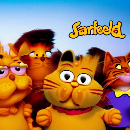 Image similar to garfield and friends