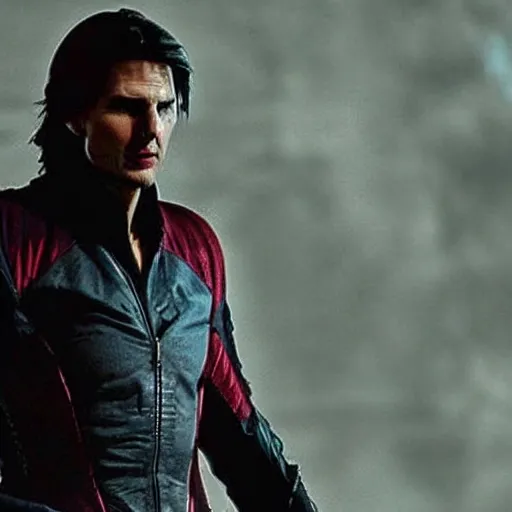 Image similar to Tom Cruise playing Morbius the living vampire