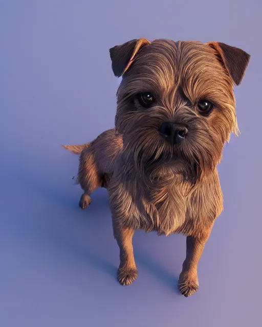 Prompt: Border Terrier , realistic cinematic,volumetric lighting,centered, symmetrical,sharp focus, mystical art, smooth ,trending on Artstation ,4k