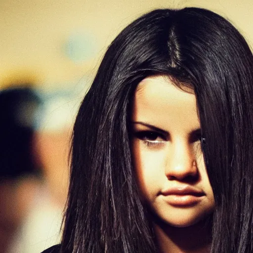 Prompt: The Ring starring Selena Gomez,