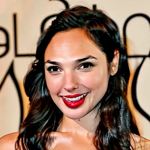 Image similar to gal gadot snake tongue