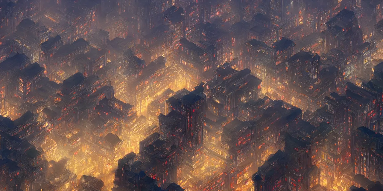 Image similar to a beautiful painting of a ancient big city of china, light effect, unreal engine, super wide angle, by yuumei and yanjun chen, trending on artstation