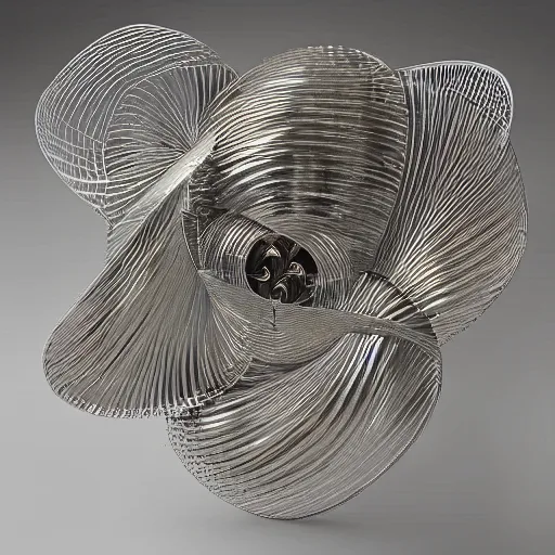 realistic silver metal detailed wire sculpture of the, Stable Diffusion