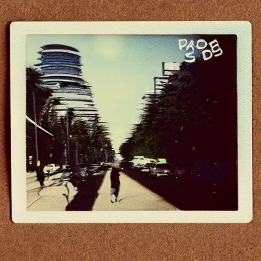 Image similar to polaroid of something cool