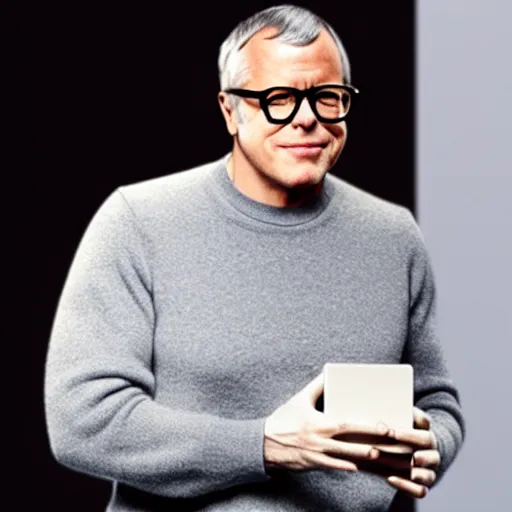 Image similar to jonathan ive dieter rams super model human redesign