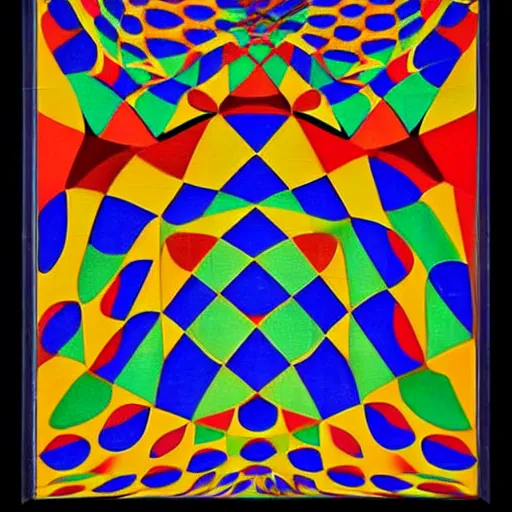 Image similar to cirque du soleil by victor vasarely