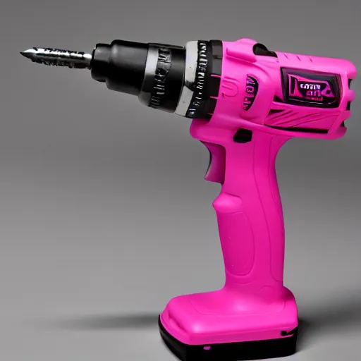 Image similar to pink drill driver, products photography