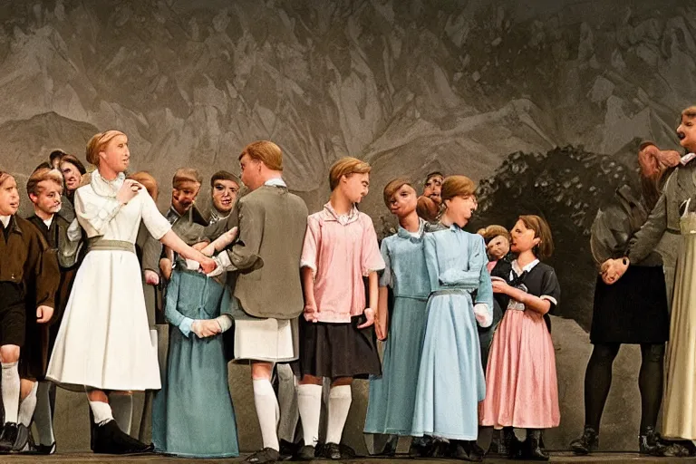 Prompt: still image from the sound of music by the wakowski brothers, ultra detailed, finely detailed