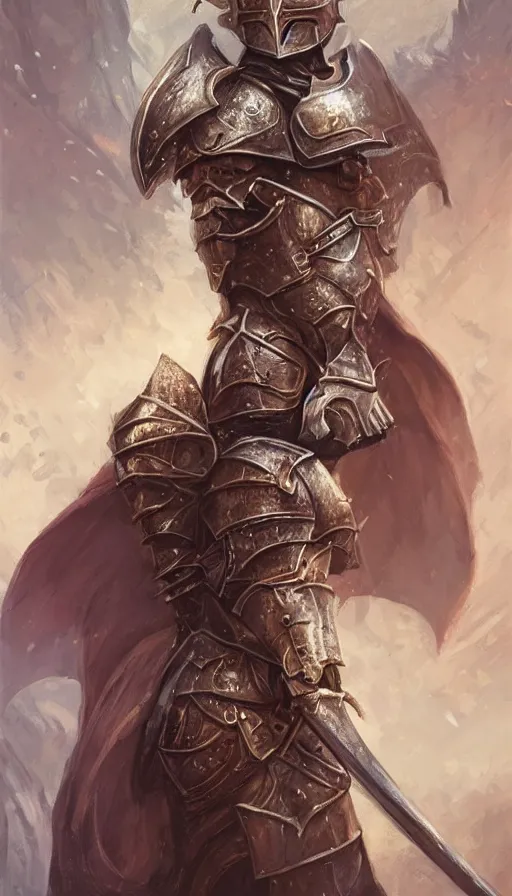 Image similar to fantasy dungeons & dragons portrait by Livia Prima,female knight,helmet,D&D,detailed,masterpiece,full body,one subject