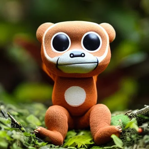 Prompt: cheburashka as a funko pop