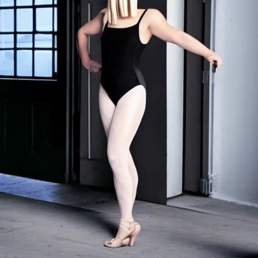 Image similar to sia Furler full body photo shoot in leotard