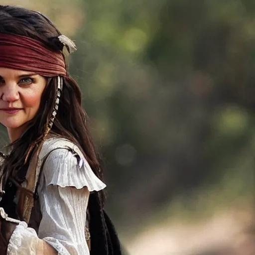 Image similar to katie holmes as a pirate,