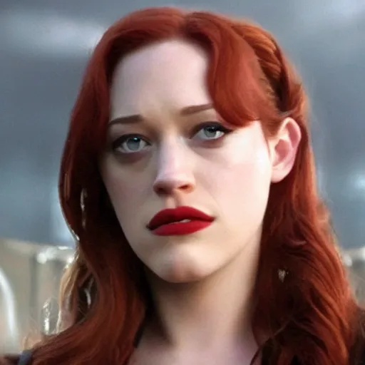 Image similar to a still of kat dennings as black widow in iron man 2 ( 2 0 1 0 )