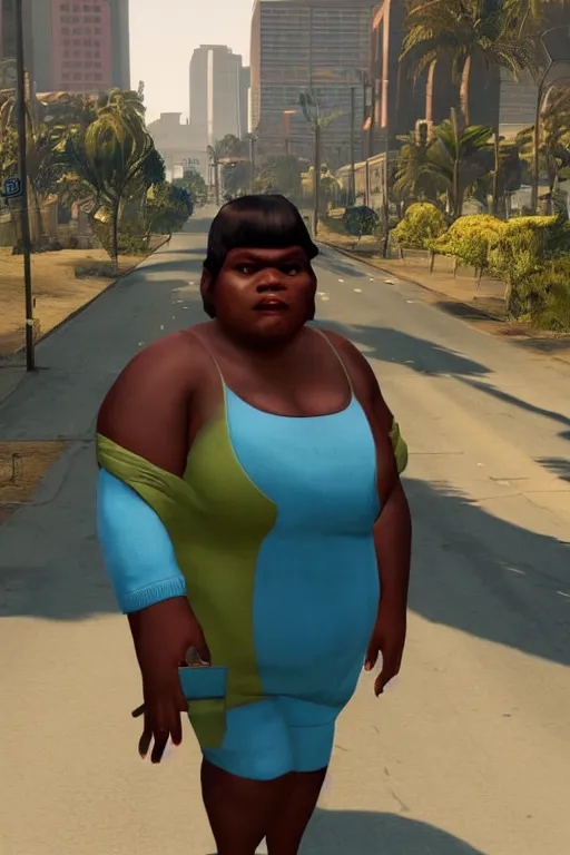 Image similar to gabourey sidibe gta 5 loading screen