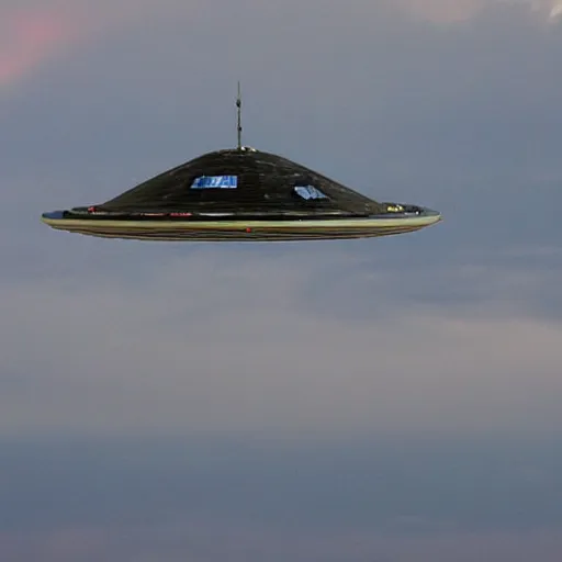 Prompt: a real ufo