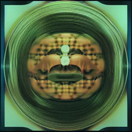 Prompt: aphex twin album cover by chris cunningham and jonathan zawada