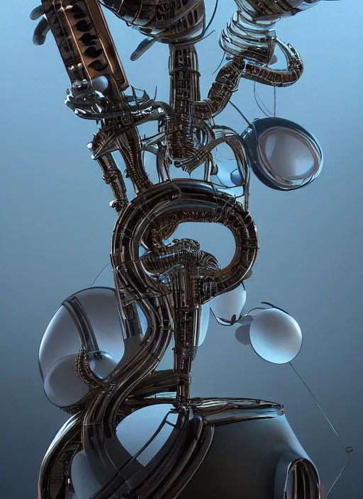 Prompt: strange surrealist detailed electronic musical-instruments!! in alien worlds, by Michael Whelan and Pixar, photorealistic, 3d render, award winning render, unreal engine, octane render, studio lighting, 8k, hd