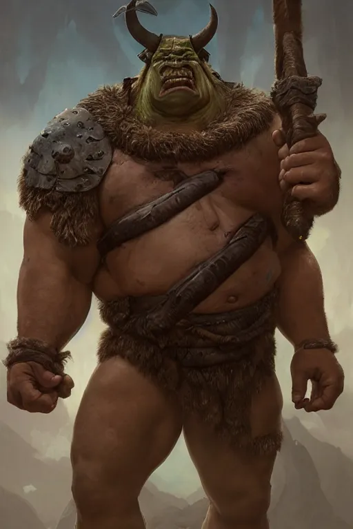 Image similar to upper body portrait of a heavily armoured hulking herculean chiseled john candy as a fantasy barbarian pirate orc ork, sunrays, cinematic lighting, photorealistic, octane render, 8 k, depth of field, 3 d, art by artgerm and greg rutkowski and alphonse mucha and uang guangjian and gil elvgren and sachin ten