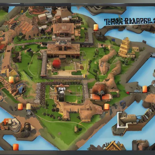 Prompt: team fortress 2 map