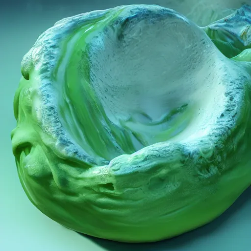 Prompt: hyper real 8 k melting slime