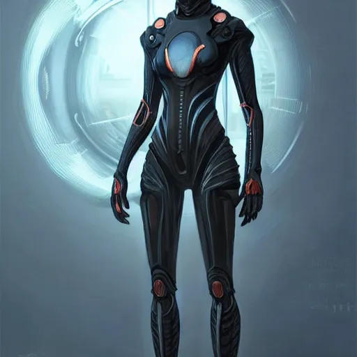 Image similar to Portrait of a tall anthropomorphic fox scientist wearing a futuristic bio suit, intricate, cinematic lighting, highly detailed, digital painting, artstation, concept art, smooth, sharp focus, illustration, art by Artgerm and Greg Rutkowski