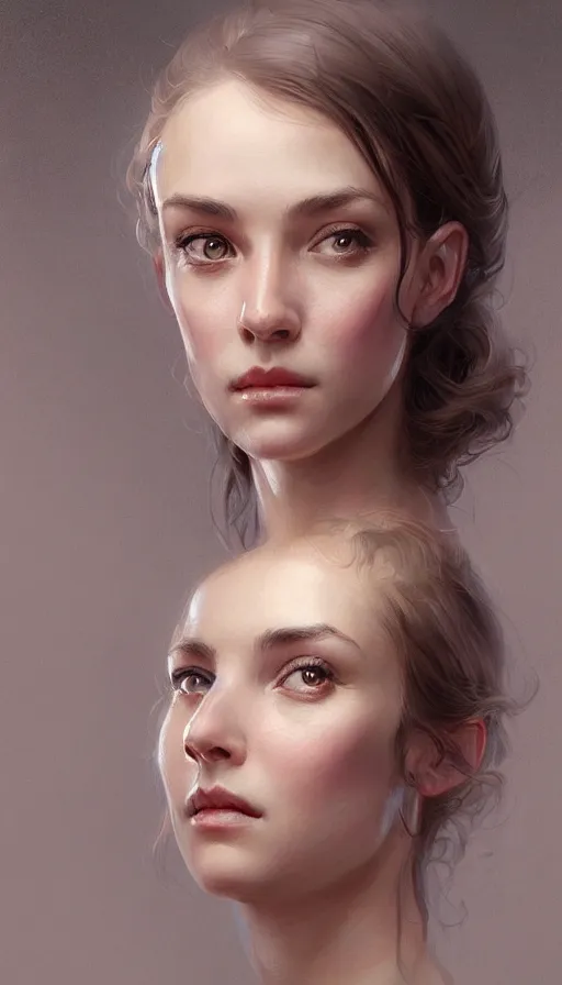 Image similar to portrait of an englishwoman with a dreamy facial expression, intricate, elegant, highly detailed, digital painting, art station, concept art, smooth, sharp focus, illustration, art by artgerm and greg rutkowski and