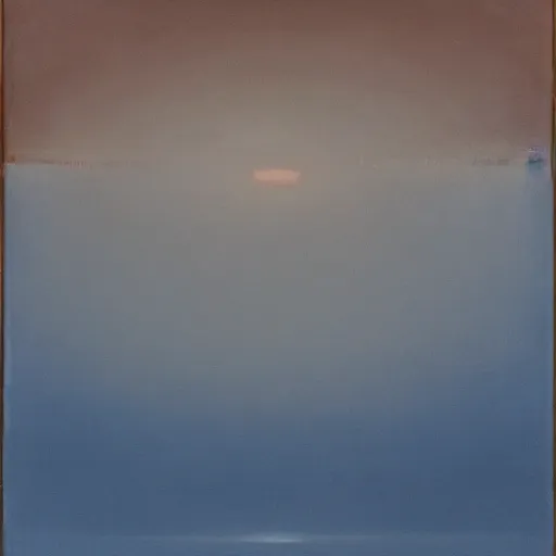 Image similar to the abstract painting'arctic void ', by caspar david friedrich, by rothko