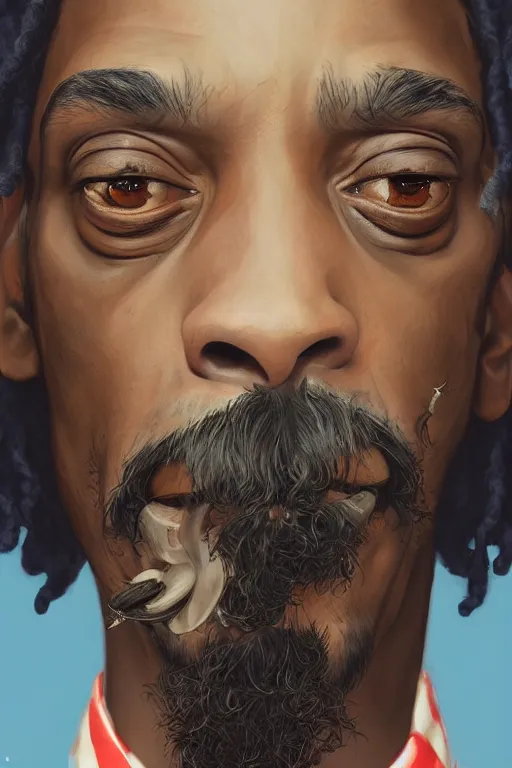 Prompt: snoop dogg, digital art by mandy jurgens and irina french and heraldo ortega, hyperdetailed, artstation, cgsociety