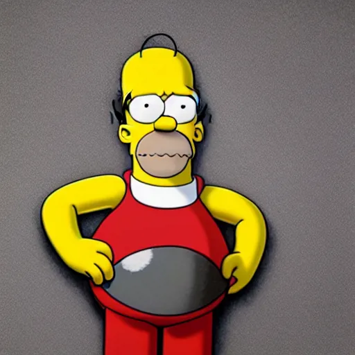 Image similar to hyperrealistic homer simpson as a toddler human, award winning photography