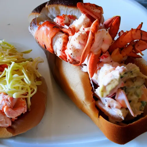 Prompt: lobster roll food