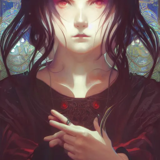 Prompt: portrait a ram and rem, anime style, light effect, anime style hyper detailed, illustration, bloody, intricate, elegant, digital painting, artstation, smooth, sharp focus, art by artgerm and greg rutkowski and alphonse mucha.