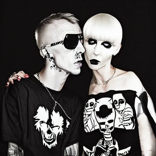 Image similar to die antwoord