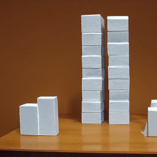 Image similar to Photo of The World Trade Center made of Jenka blocks