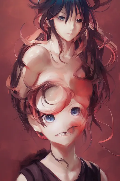 Image similar to An anime portrait of a pig , by Stanley Artgerm Lau, WLOP, Rossdraws, James Jean, Andrei Riabovitchev, Marc Simonetti, and Sakimichan, tranding on artstation