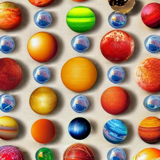 Image similar to solar system of fruit, photo, detailed, 4k