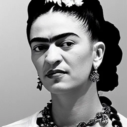 Prompt: pretty Frida Kahlo