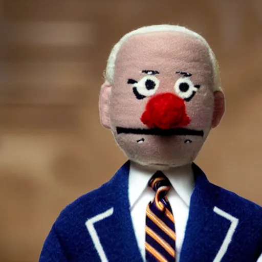 Image similar to Joe Biden wool toy puppet