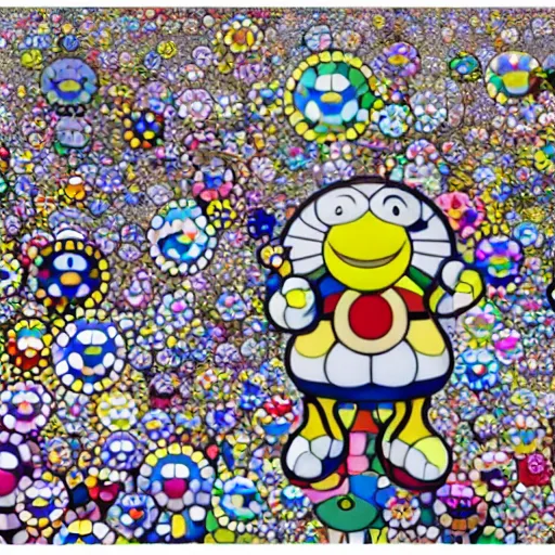 Prompt: https://www.researchgate.net/figure/Murakami-Takashi-Manji-Fuji-c-Takashi-Murakami-Kaikai-Kiki-Co-Ltd-All-rights-reserved_fig2_233324066