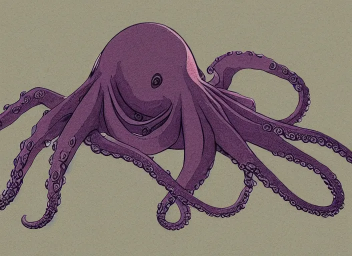 Prompt: a study of cell shaded cartoon of an octopus underwater, underwater photo, road, illustration, wide shot, subtle colors, post grunge, concept art by josan gonzales and wlop, by james jean, Victo ngai, David Rubín, Mike Mignola, Laurie Greasley, highly detailed, sharp focus, alien, Trending on Artstation, HQ, deviantart, art by artgem