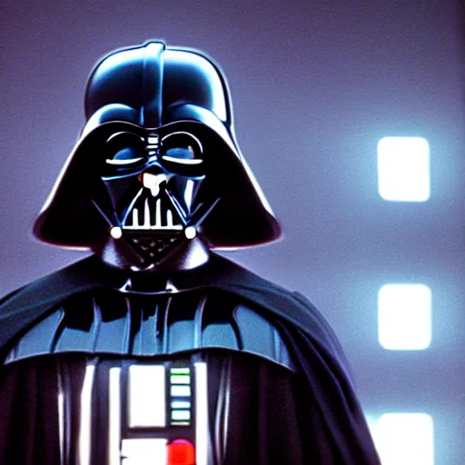 Prompt: A still of Darth Vader in Liar Liar (1997). Extremely detailed. Beautiful. 4K. Award winning.