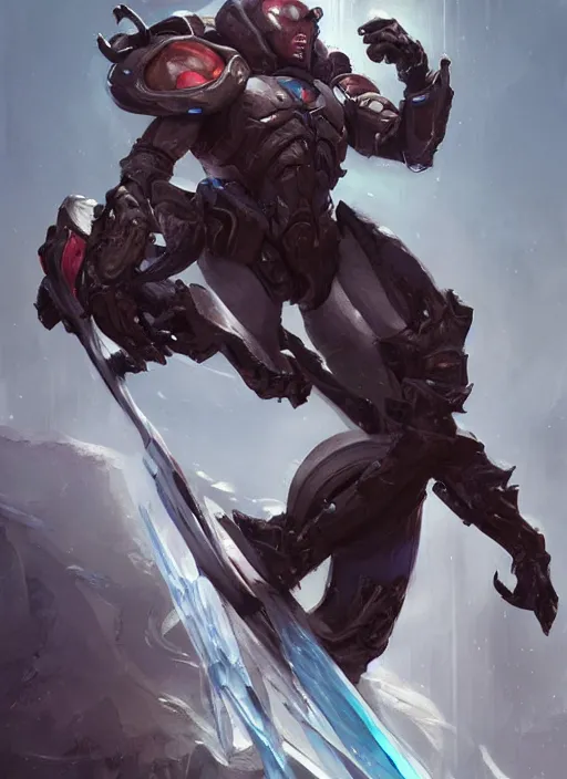 Prompt: damian david sitting on a small icicle, elegant, digital painting, concept art, smooth, sharp focus, illustration, from starcraft by ruan jia and mandy jurgens and artgerm and william - adolphe bouguerea