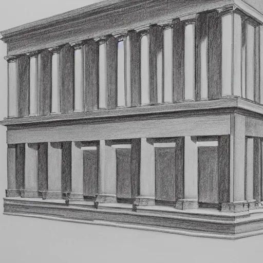 Prompt: drawings by rachel whiteread