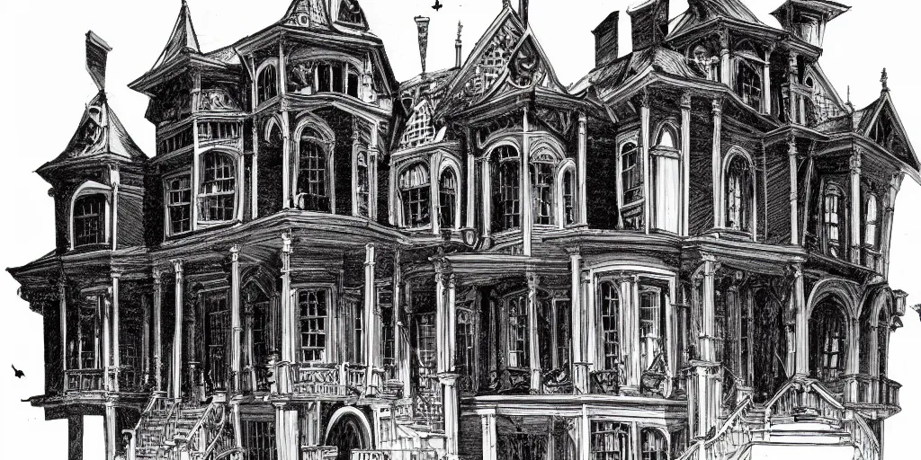 The Haunted House  Lenny K  Drawings  Illustration Fantasy   Mythology Mythology Other Mythology  ArtPal