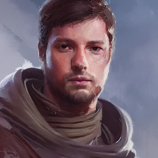 Image similar to portrait of kevin tillie by greg rutkowski, jedi knight, he is 3 5 years old, star wars expanded universe, wearing imperial gear, highly detailed portrait, digital painting, artstation, concept art, smooth, sharp foccus ilustration, artstation hq